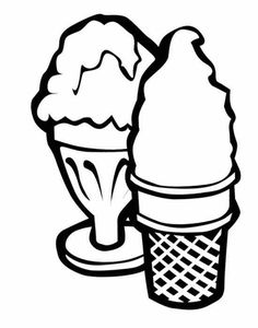 Ice Cream Cone Coloring Pages Are Sheets About That Can Be Used To Stimulate The Kids Skill These Colored With Unique