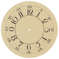 clock face round with antique numbers clock faces free printable clock faces