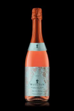 49 Best Sparkling Wine Images On Pinterest Bottle Woolton Sparkling Wine Design Packaging 1 Food Bottle Brand