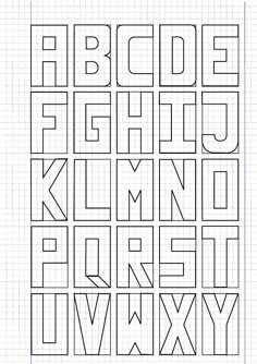 563 best a 1 images hand lettering letter fonts writing alphabet block letters on graph paper