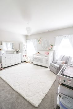 Olivia's Nursery Reveal - Morgan Bullard Baby Bedroom, Baby Nursery Decor, Nursey, Infant Room Ideas, Safe Nursery, Project Nursery, Kids Bedroom Ideas