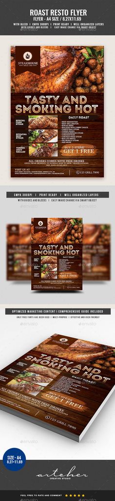 Pizza Restaurant Flyer Vol2 Pizza restaurant, Pizzas and Food - restaurant flyer Pizza Restaurant Flyer Vol2 Pizza restaurant, Pizzas and Food - restaurant flyer