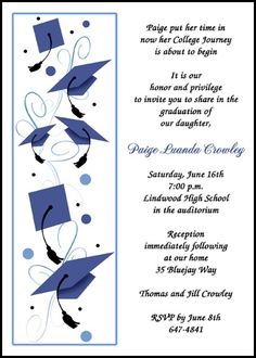 <strong>Graduation Party Invitation Templates</strong> (Free) | Greetings ... 8th grade graduation program template