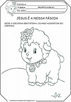colorir desenho de ovelha 4 no colorir com encontrarás centenas de