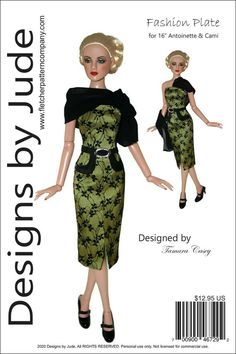 Star Gazing Doll Clothes Sewing Pattern for Cami /& Antoinette Tonner