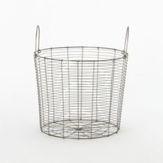 Nesting Round Copper Wire Storage Baskets Circular Fruit Wireware Mesh Metal
