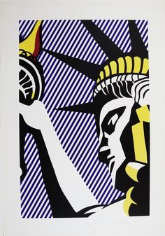 6 LIBERTYS COLLAGE#1 APROX SIZE 18X24-CT#19 PETER MAX POSTER