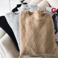 MY BASIC Roy Jersey para Hombre en Algodon y Cachemira Cuello en v