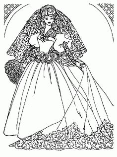 Barbie Fashion Coloring Pages Kids Printables