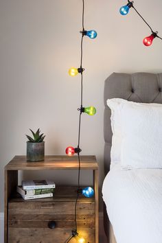 childrens bedroom lighting. 20 multi coloured led connectable festoon lights childrens bedroom lighting