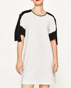 Women Tunic Shift Maxi Dress Loose Shorts Sleeve Night Skirt Ladies Fashion Letter Print Color Block V Neck T Shirts Dresses