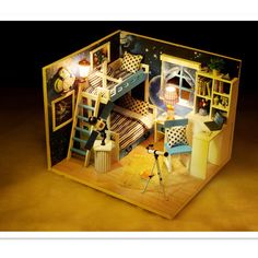 2 casa de muñecas en miniatura de estilo marroquí Adornos BB