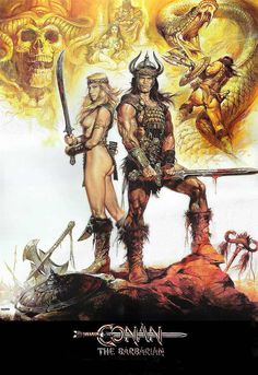 Dark Fantasy, Fantasy Artwork, Comic Art, Conan The Barbarian, Conan The Barbarian 1982, Conan The Barbarian Movie, Conan