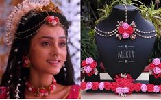 Flower jewellery radha deals
