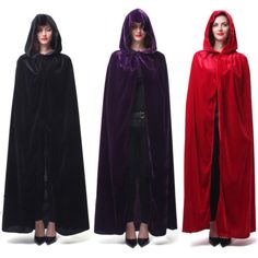 Robe Sequin Cape Colored Halloween Wicca Goddess Witchcraft Witch Cloak Costume