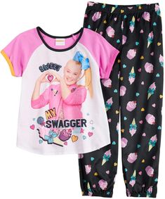 Fancy Nancy Tracksuit Kids Children PJs Pyjamas Set Outfit Clothes Nightwear UK
