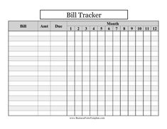 printable monthly bill organizer download