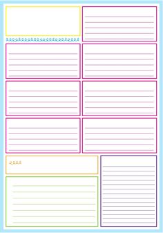 weekly planner template printable free
