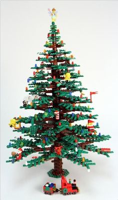 lego arbre tree vert green végétation castle chateau sapin city LEGO légo