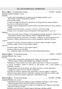 Medical School Residency How To List Research On Resume Medical School Residency How To List Research On Resume