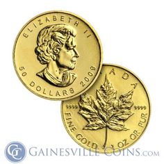 Gold Canadian Maple Leaf 1//10 oz CoinSealed In RCM Plastic