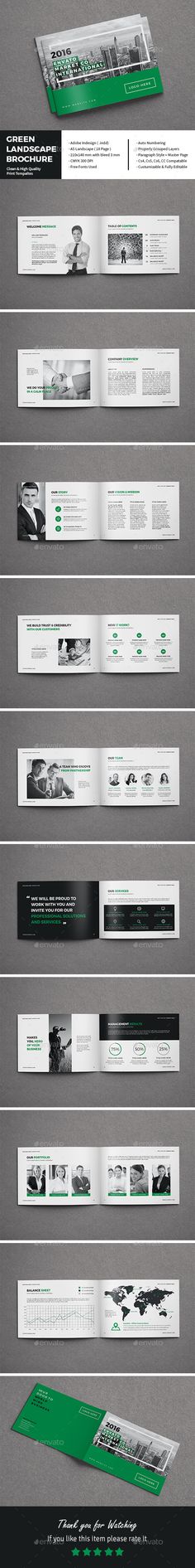 Company Profile - Landscape Company profile design, Company - landscape brochure Company Profile - Landscape Company profile design, Company - landscape brochure
