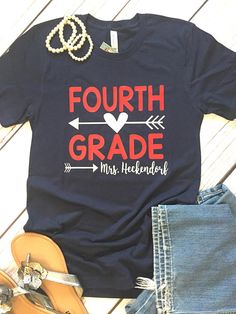 Custom Party Shop Kids Look Out 2nd Grade Red Baseball Tee
