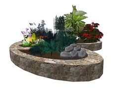 Mkp Double Oval And Round Stone Planters 5 700xx345 Mkp Double Oval And Round Stone Planters 5 700xx345