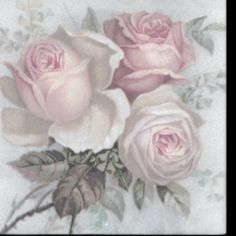 456 Purple Two Individual Paper Luncheon Decoupage Napkins Vine Clematis