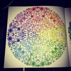 7 Ideas De Mis Láminas Coloreadas El Jardín Secreto Jardín Secreto Libros De Arte Arte Terapia