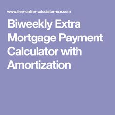 mortgage early payment calculator