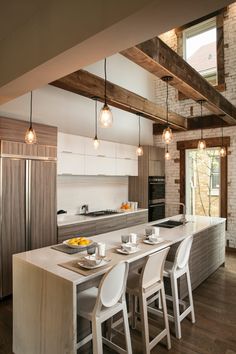 39 Best Pendant Lighting Images On Pinterest Arquitetura Light Contemporary Parallel Home Cooking Room Idea Maximized In Open Plan With Rustic Pendant Lighting Above