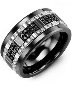 Tribal Design anillo de acero inoxidable tatuaje negro//oro anillo de acero inoxidable Cool me 86
