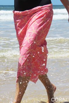 Tribal Arrows Sheer Sarong Personalized Pink