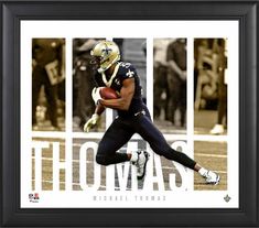 Fanatics Authentic Certified Michael Thomas New Orleans Saints Autographed White Panel Football Autographed Footballs