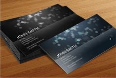 Elegant free PSD business card mockup ideal to showcase you… | Tarjetas