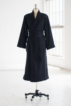Unisex summer bathrobe thin women waffle couple sleeve Korean sweat-absorbent!!!