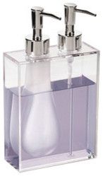 C Pump Single Handed Soap Dispenser Shampoo Liquid Container Duo Pump Dispenser Bath And Spa Accessories