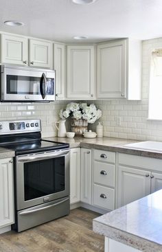 12 Gorgeous And Bright Light Gray Kitchens A Roundup Of Beautiful And More Love Of This House