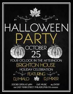 71 best halloween party flyer templates images on pinterest in 2018