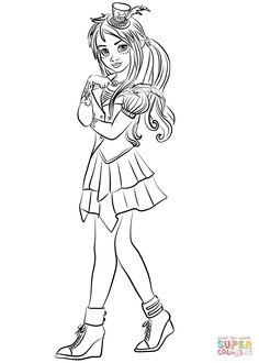 Descendants Wicked World Freddie Coloring Page From Category Select 30437 Printable Crafts Of Cartoons Nature Animals Bible And Many
