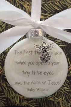 baby memorial ornament in memory christmas ornament miscarriage
