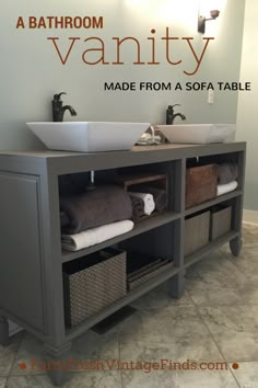 Custom Bathroom Vanities Diy diy open shelf vanity with free plans | open shelves, vanities and Custom Bathroom Vanities Diy diy open shelf vanity with free plans | open shelves, vanities and