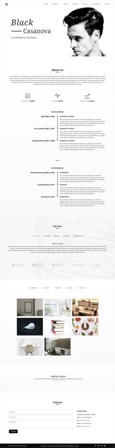 resume portfolio website