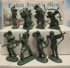 Mustard War On Error Novelty Toy Soldiers Army Men Erasers 6 Pack