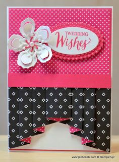 mimi myself and i swan lake drapery fold card stampin up only