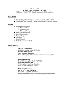 how make resume for job