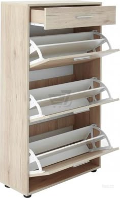 Contemporary Leo style 4 niveaux étagère à chaussures armoire étagère Organisateur élégant Gris
