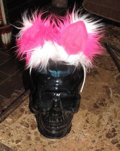 Cosplay Alaskan Husky white black tips luxury shag fur ears /& tails in 2 sizes