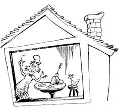 Fun Coloring Pages Cat In The Hat Dr Seuss